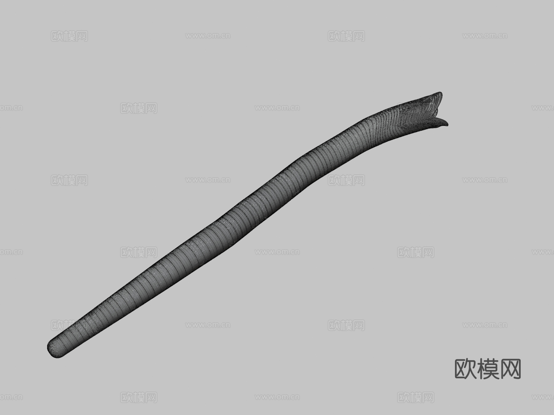 沙丘阿拉基斯的沙虫=沙胡鲁德=3d模型