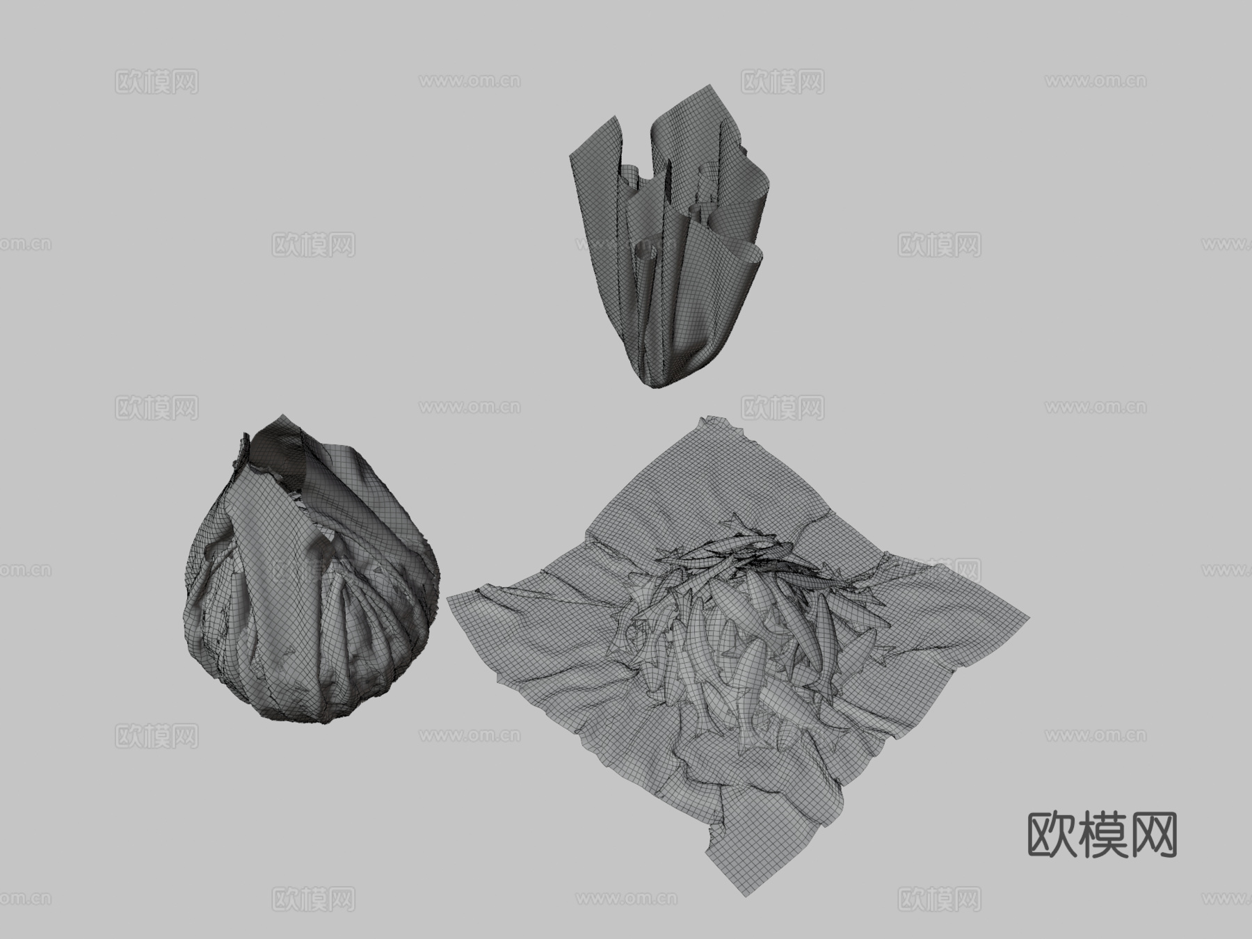 渔网3d模型