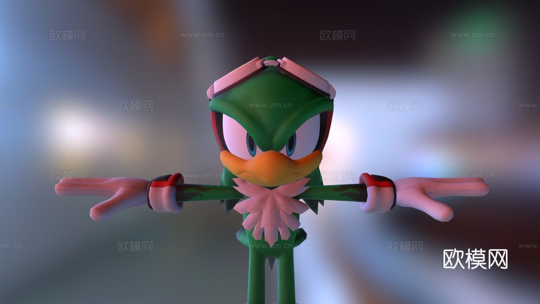 鹰杰特3d模型