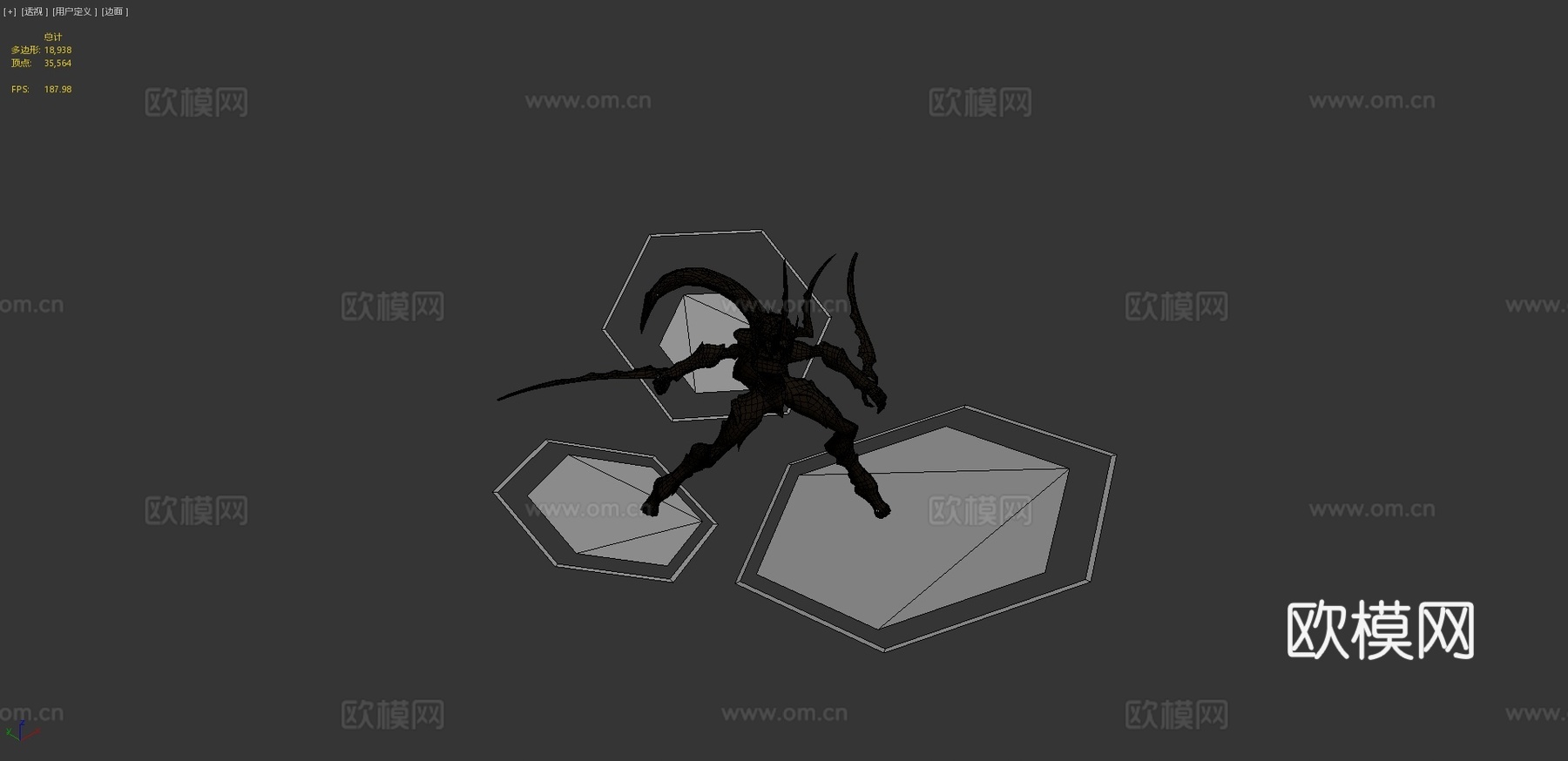 塞赫罗斯旧版3d模型