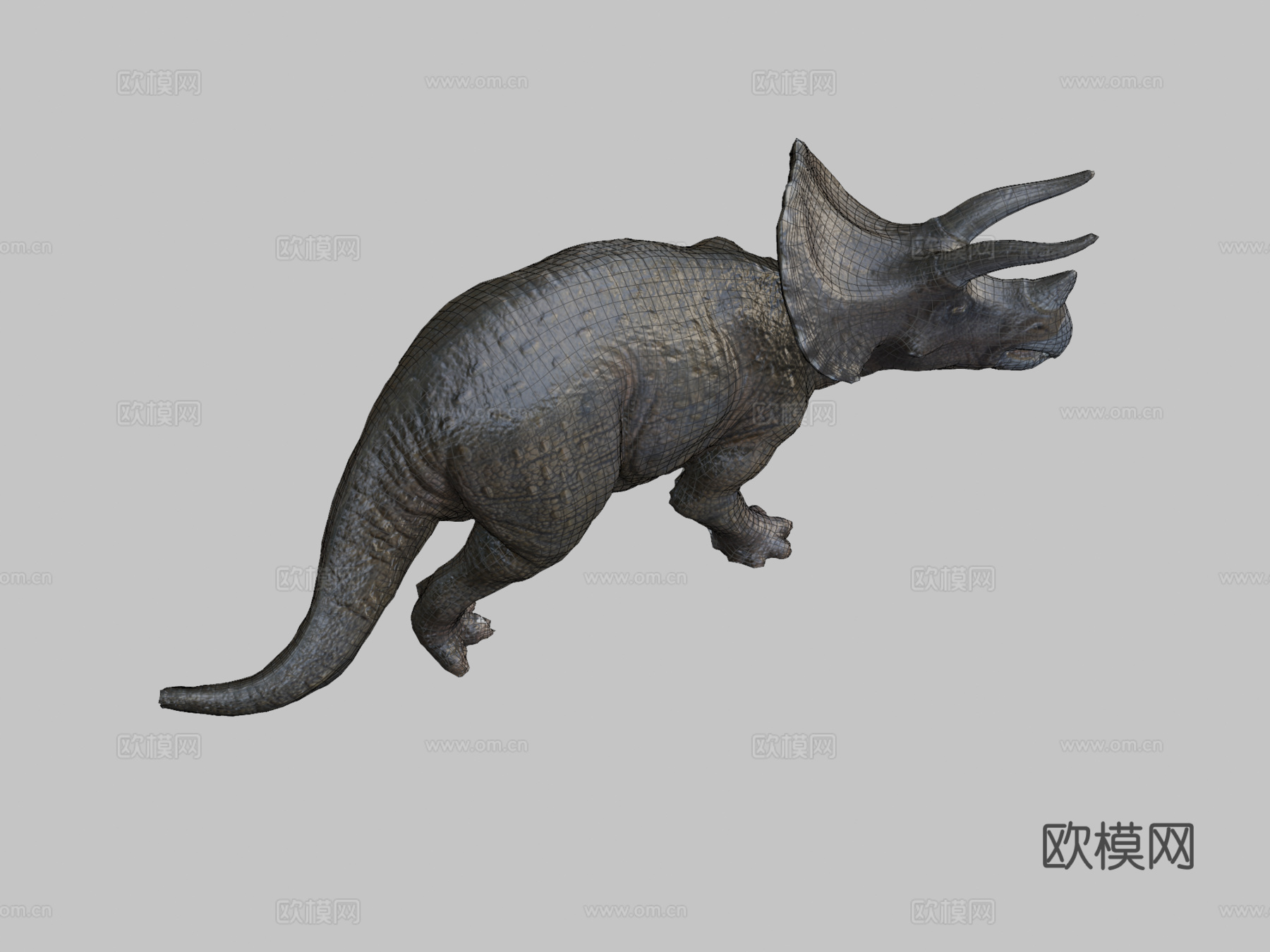 三角龙摄影测量测试3d模型