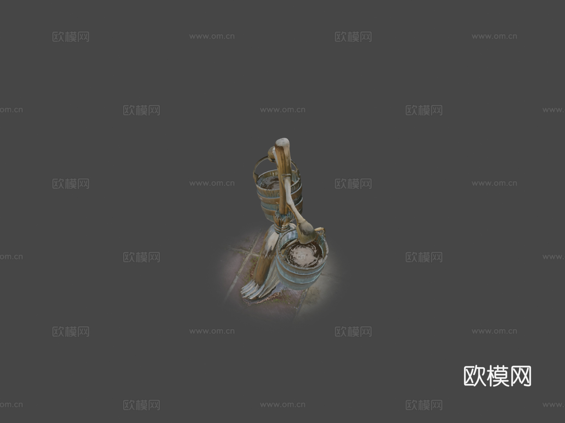 幻想曲魔法扫帚3d模型