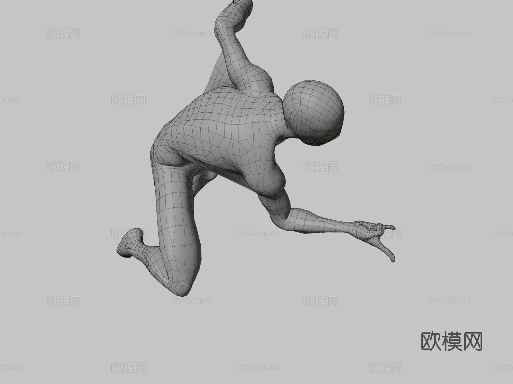 蜘蛛侠粉丝艺术3d模型