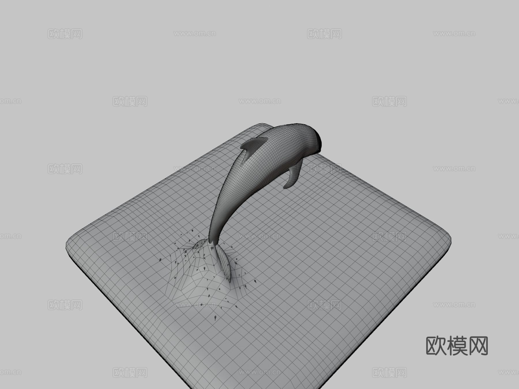 海豚3d模型