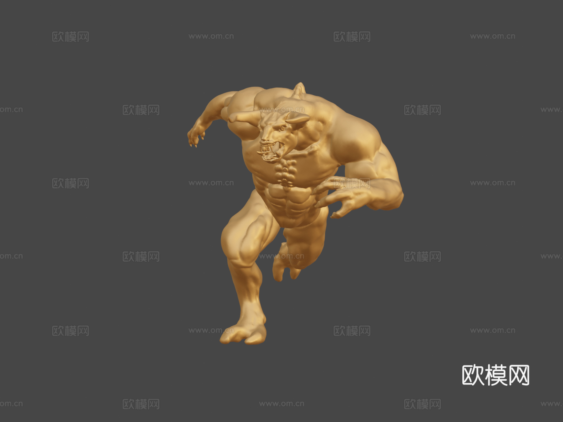 牛头人3d模型