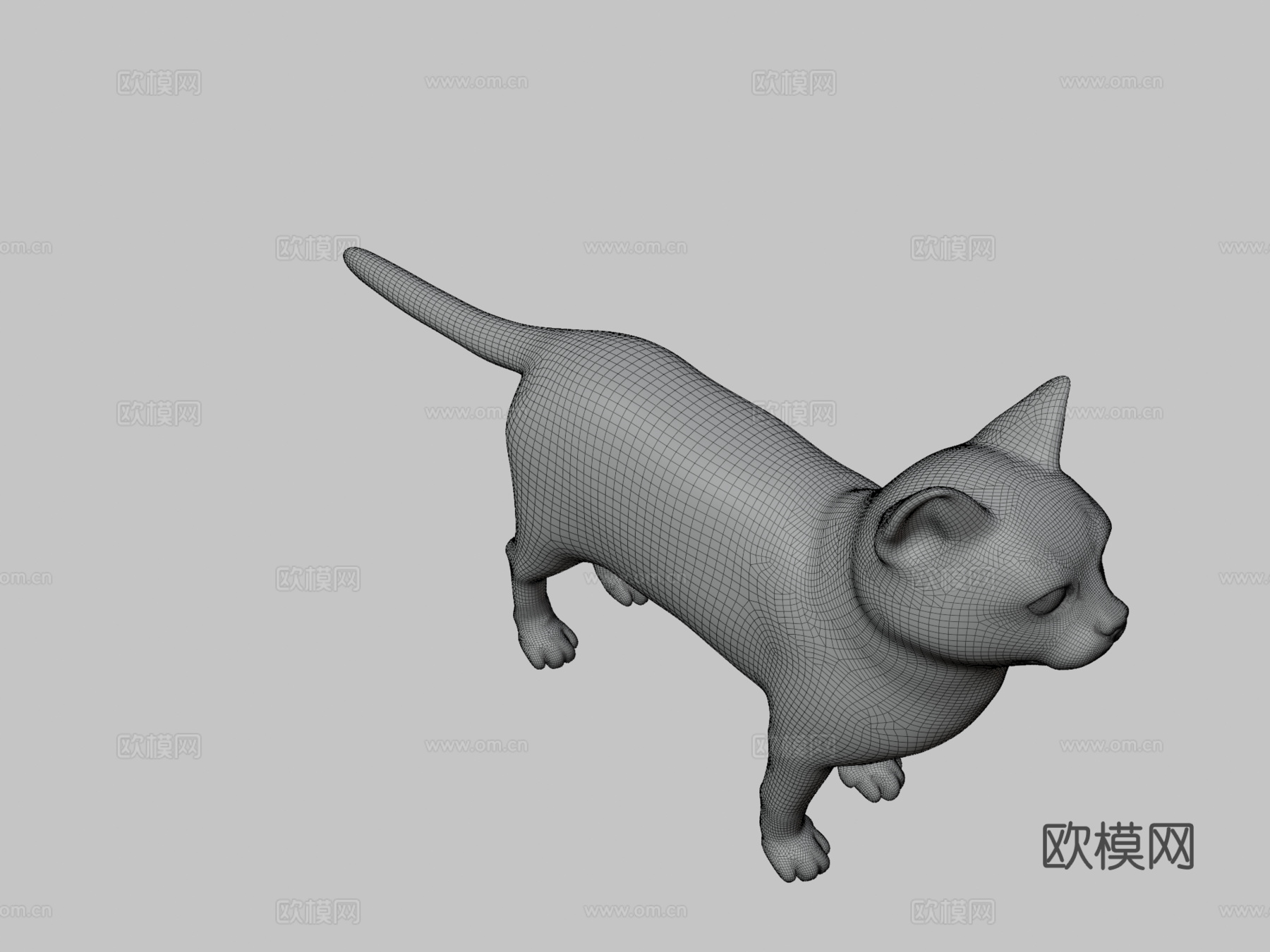 猫3D模型3d模型