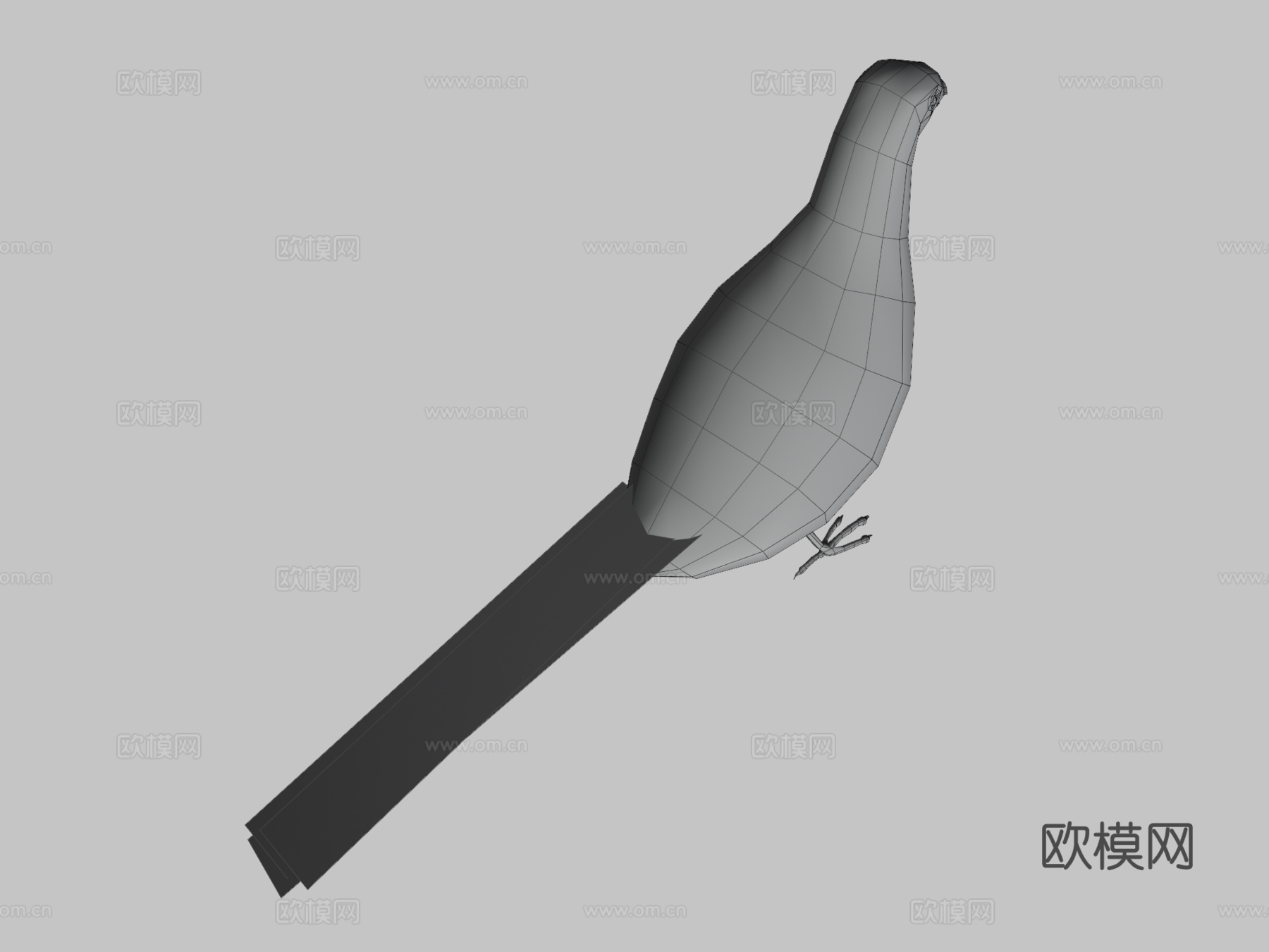 环颈雉3d模型