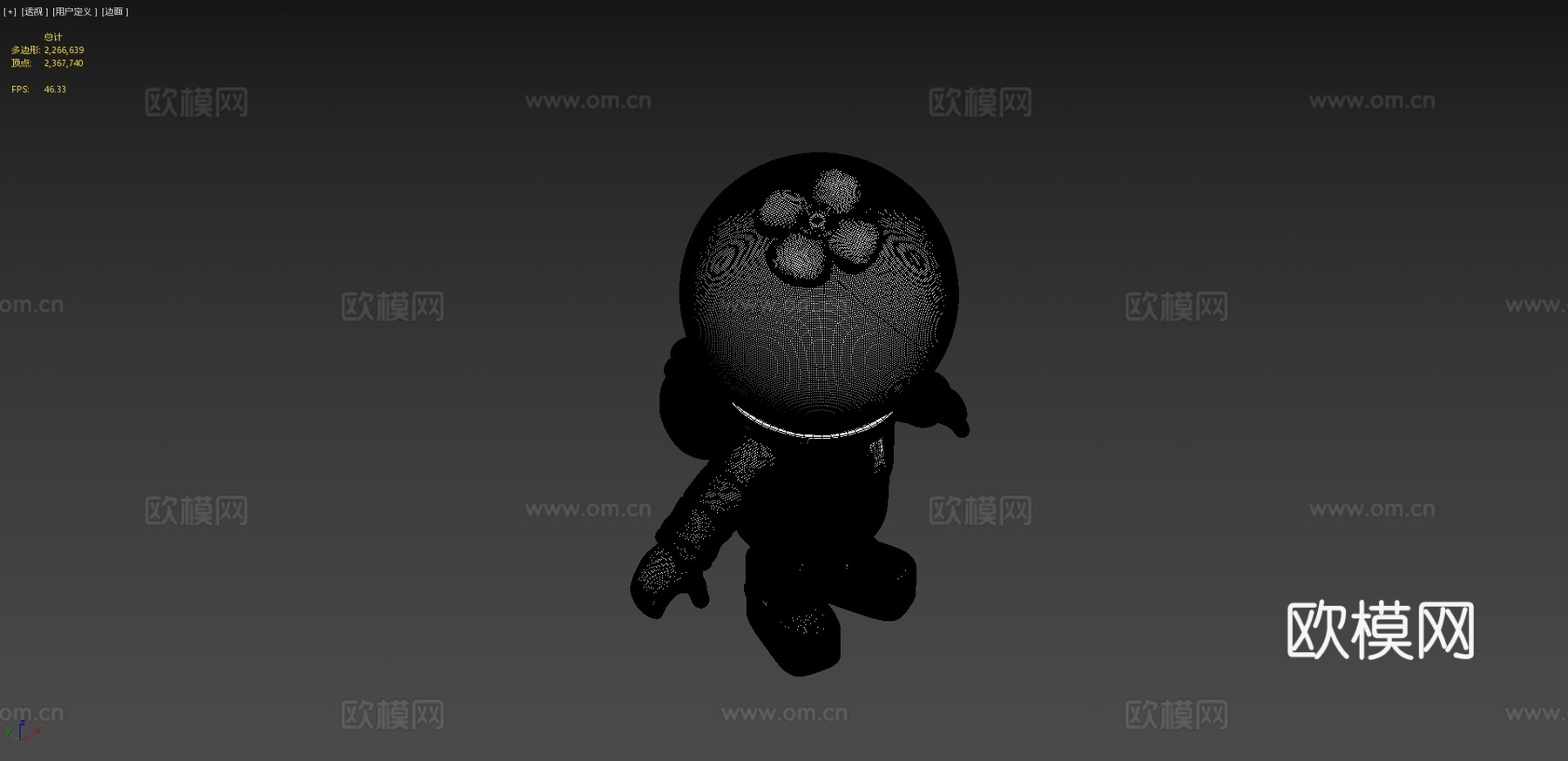海绵宝宝动画中的珊迪3d模型