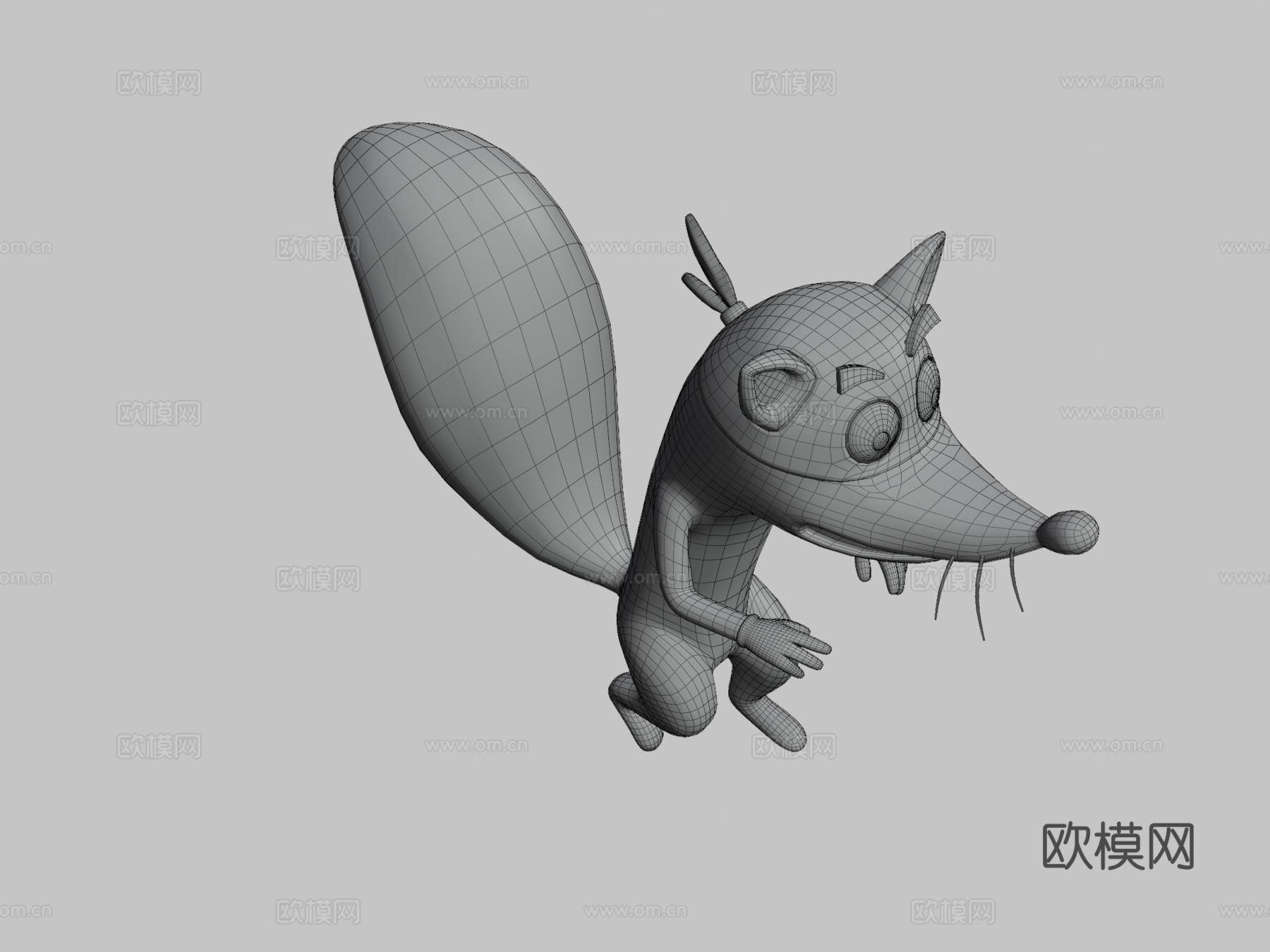 狐狸斯威珀3d模型