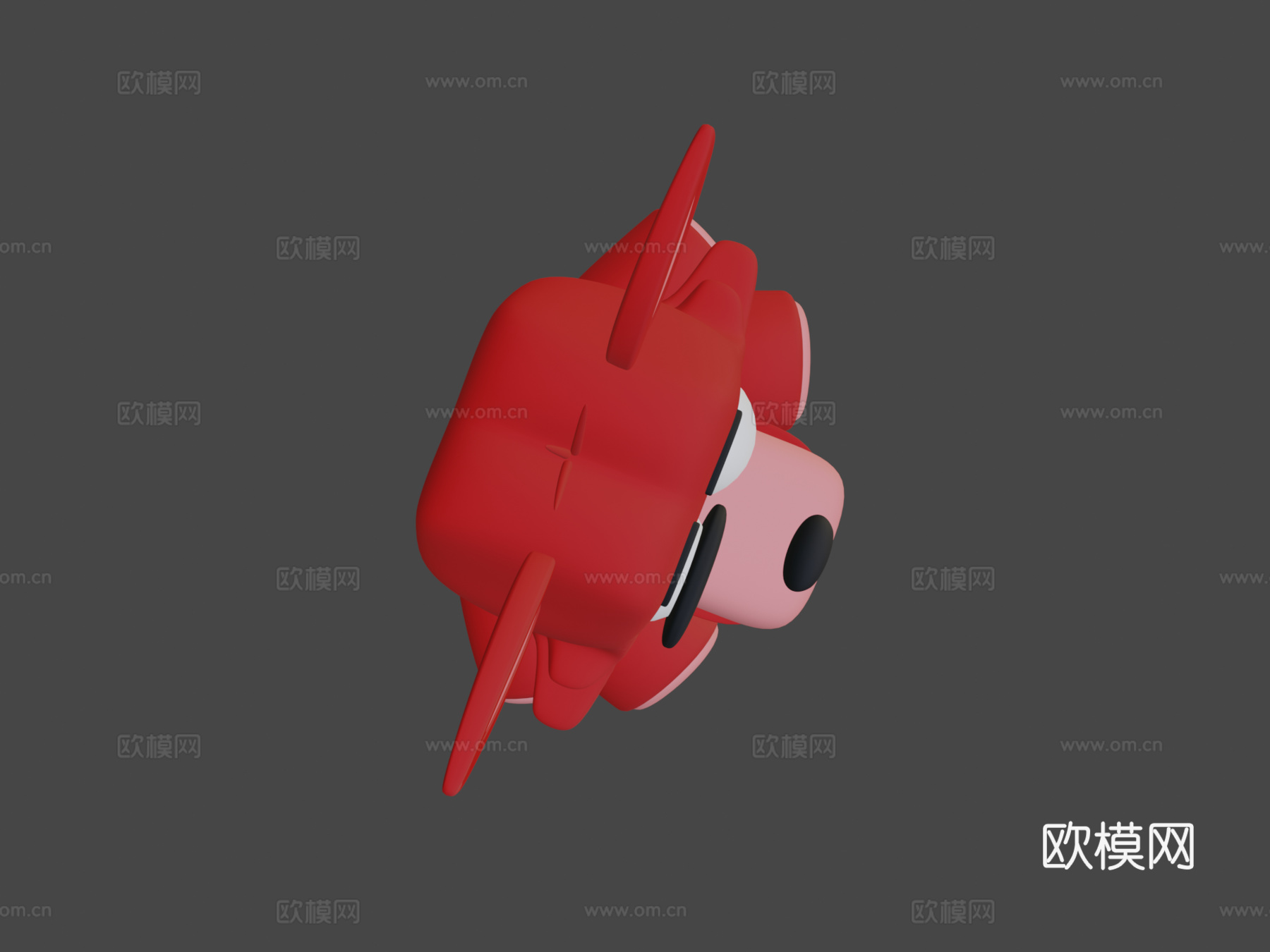 狐狸毛绒模型3d模型