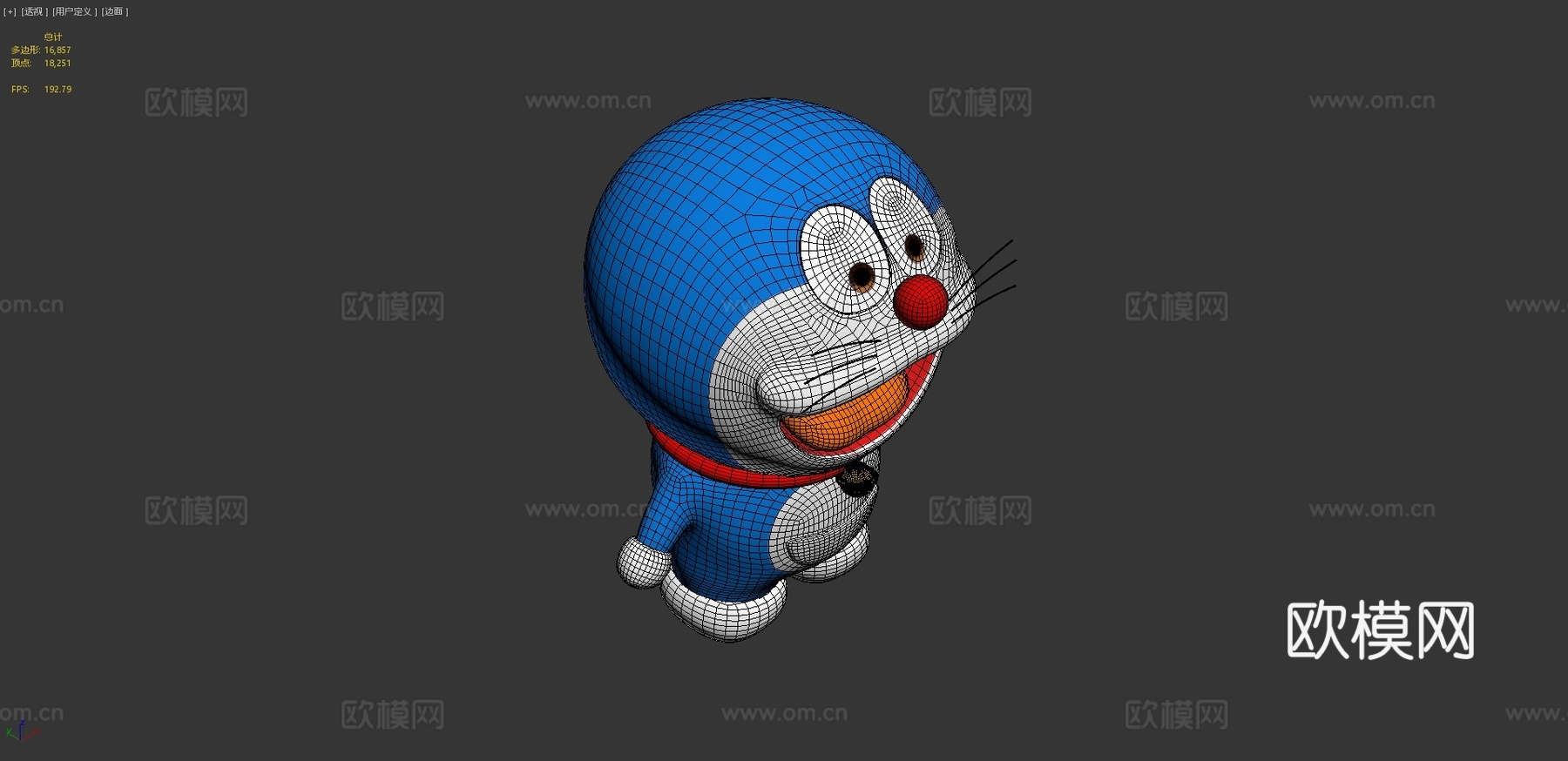 哆啦A梦3d模型