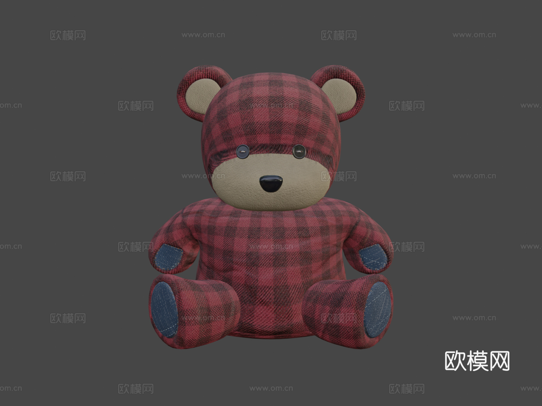 泰迪熊3d模型