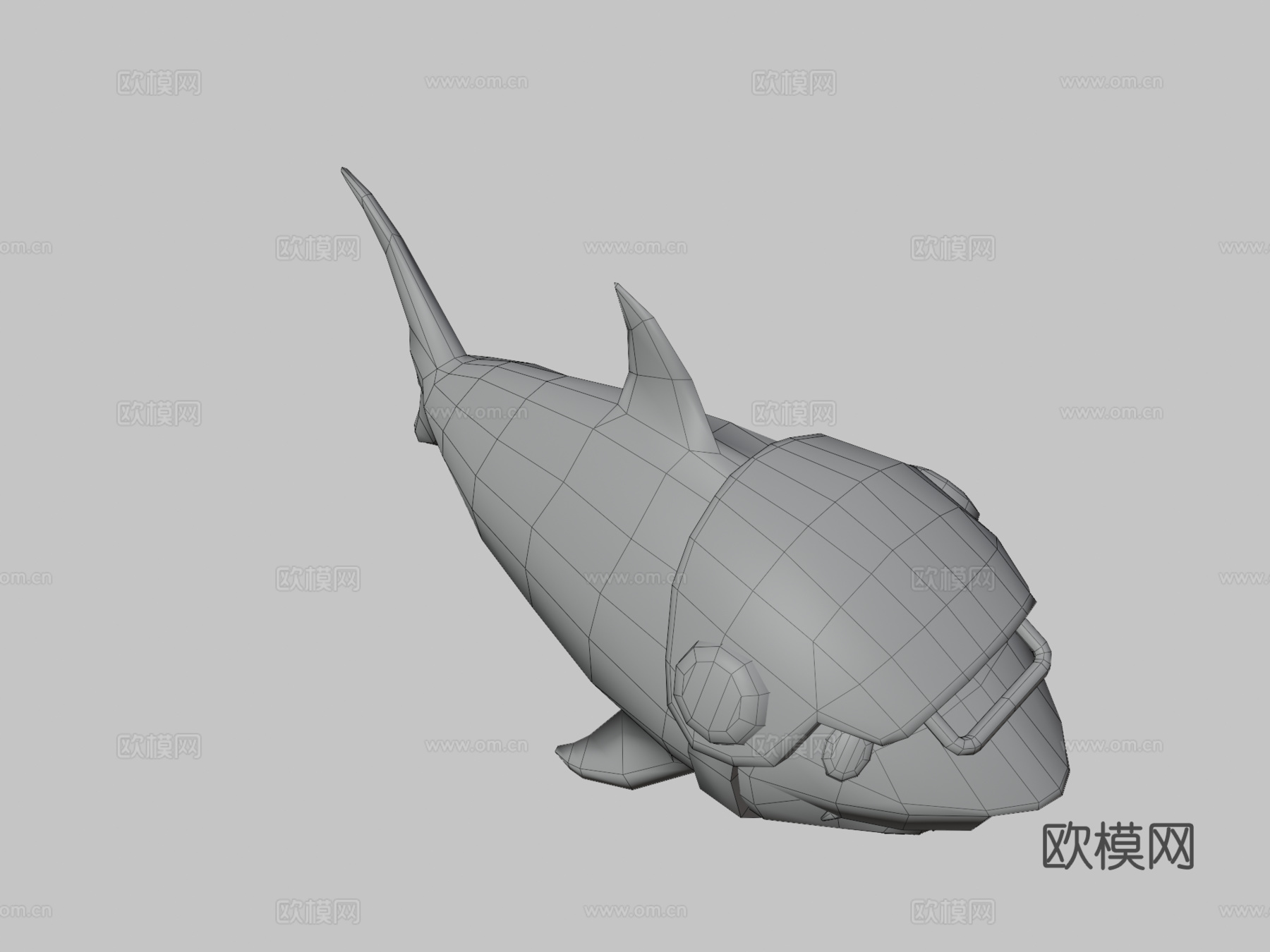 运动鲨鱼 - 动画 - 下载3d模型
