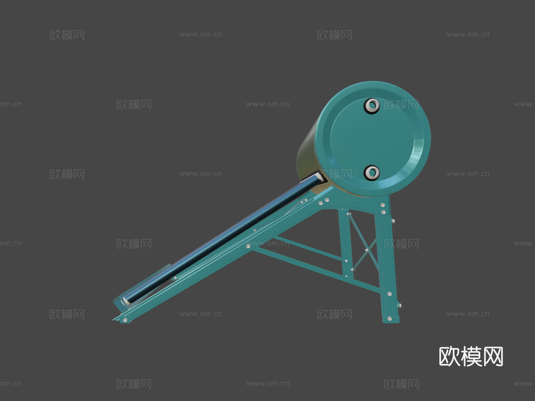 太阳能热水器-阿尼尔3d模型