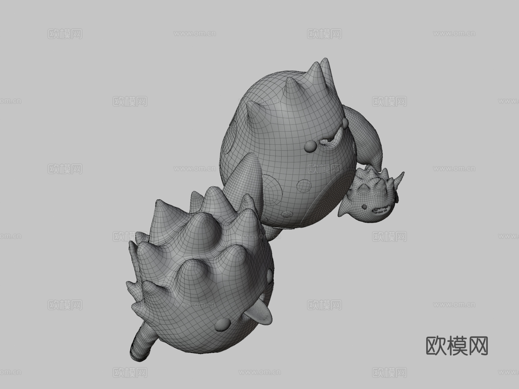 奥斯卡创意生物Octane渲染3d模型