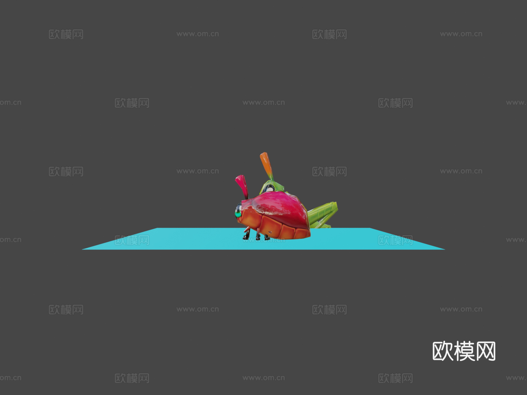 小昆虫-强莓游戏3d模型