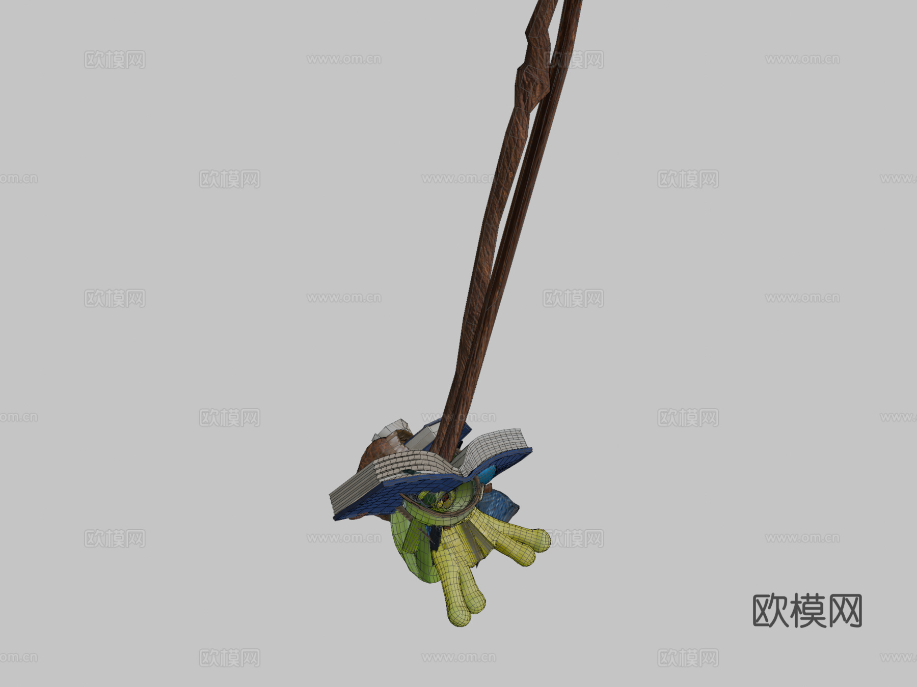 魔法青蛙3d模型