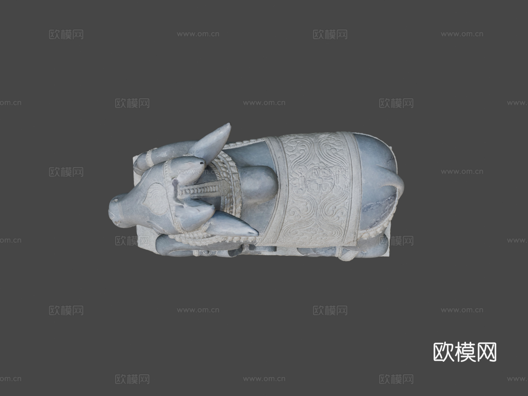 南迪 - 湿婆神的坐骑3d模型