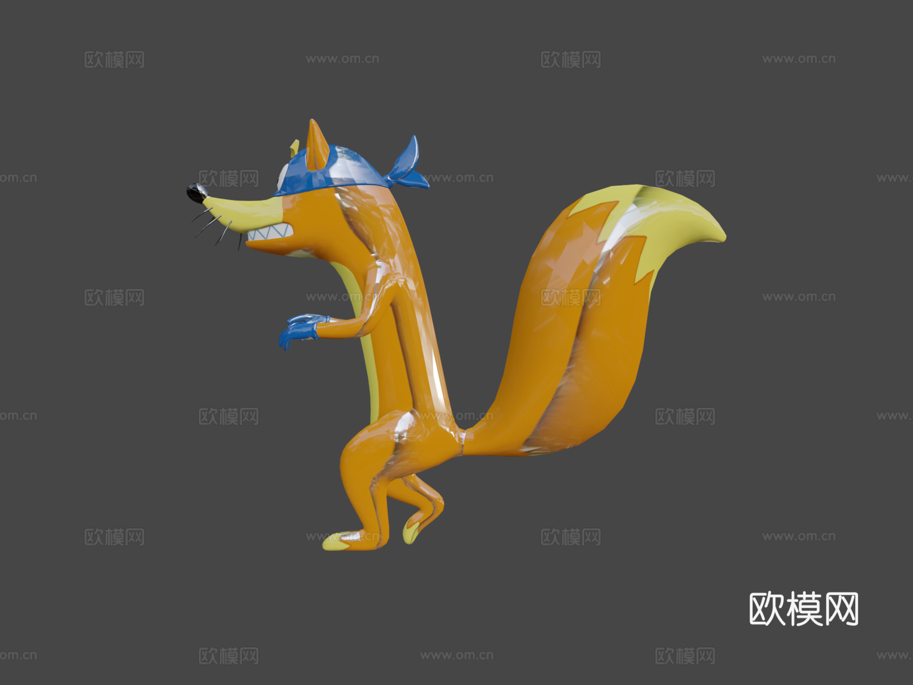 狐狸斯威珀3d模型