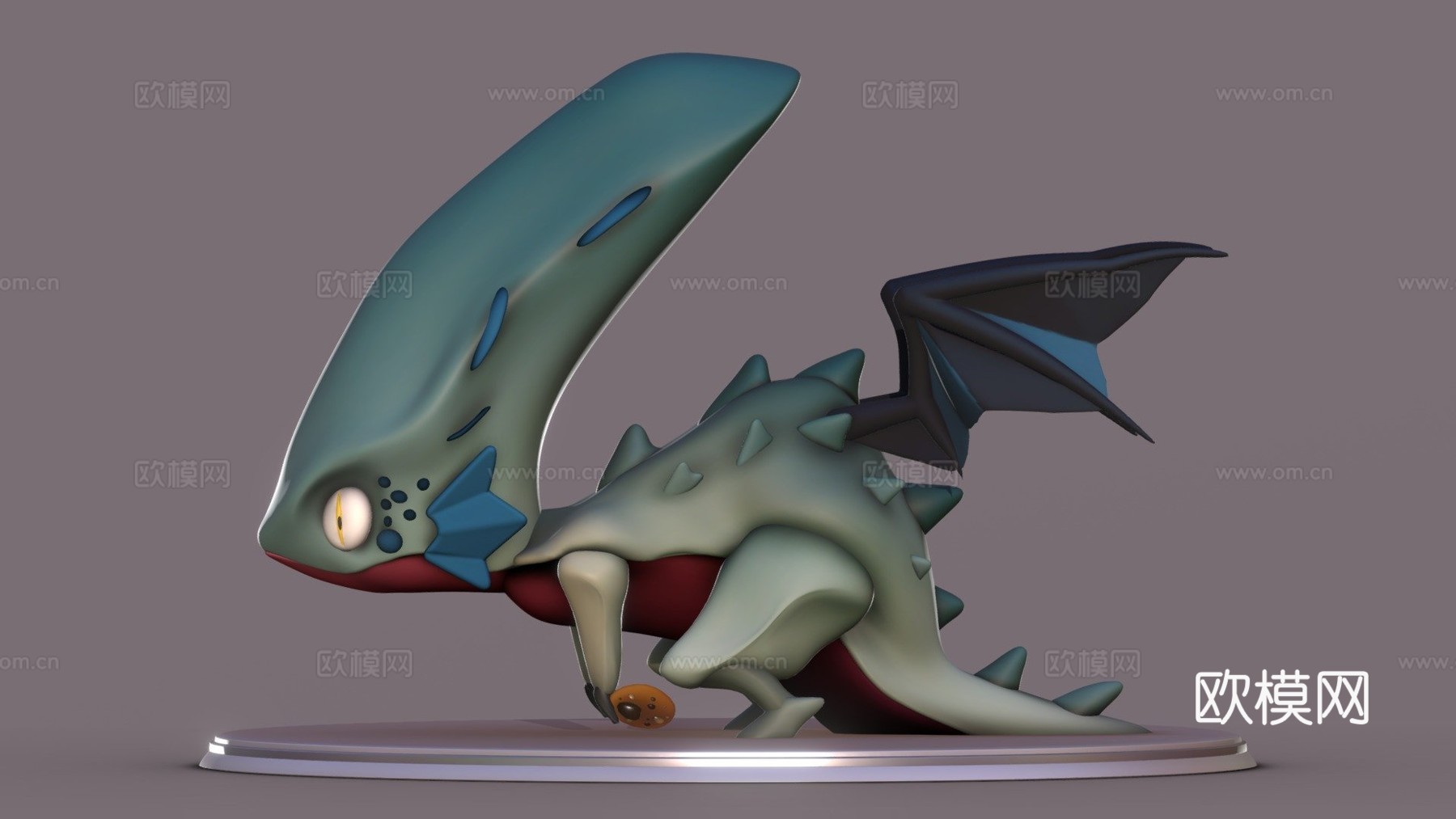 斧头龙3d模型