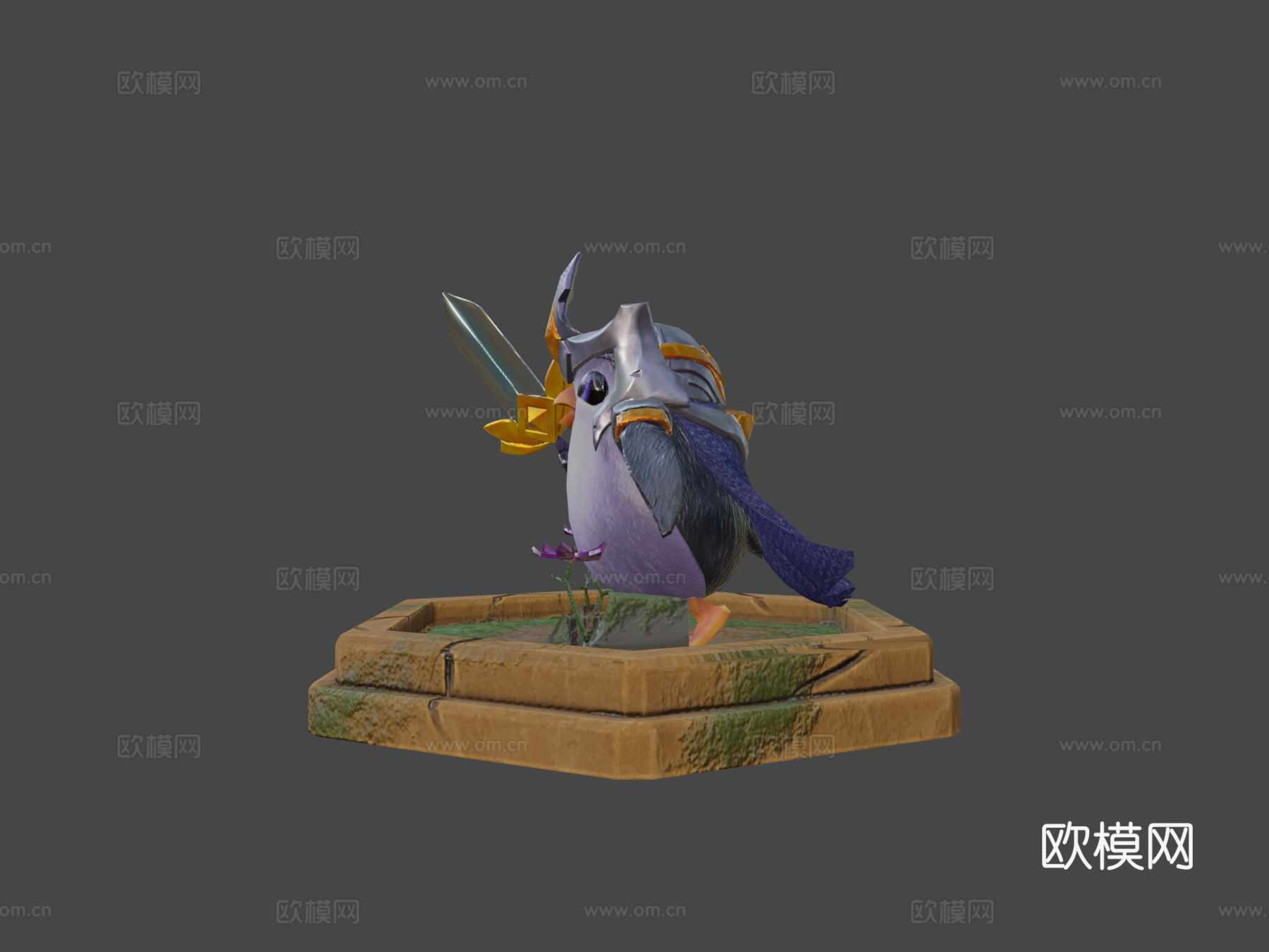 企鹅[3D模型]-英雄联盟粉丝艺术3d模型