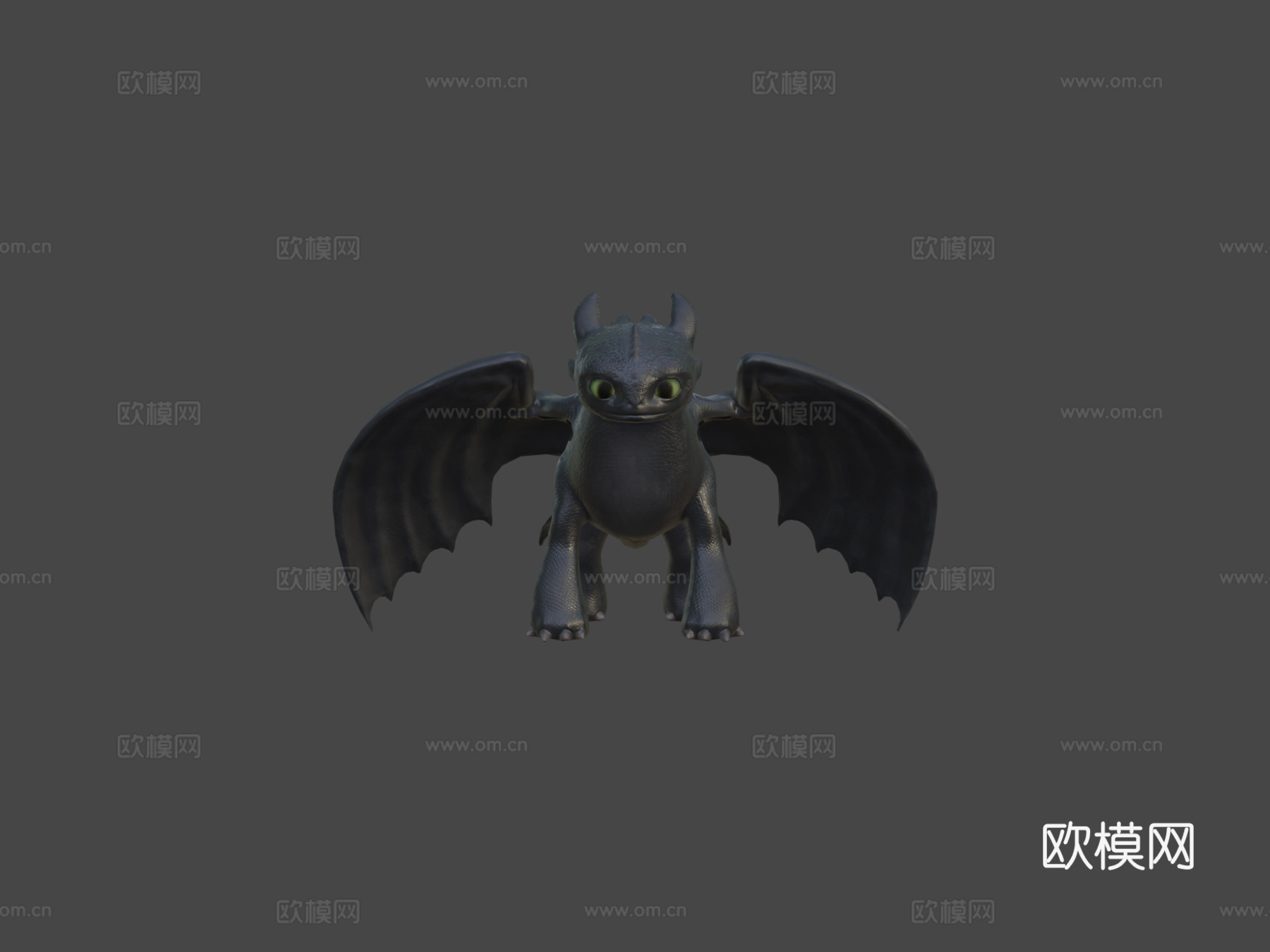 夜煞龙3d模型