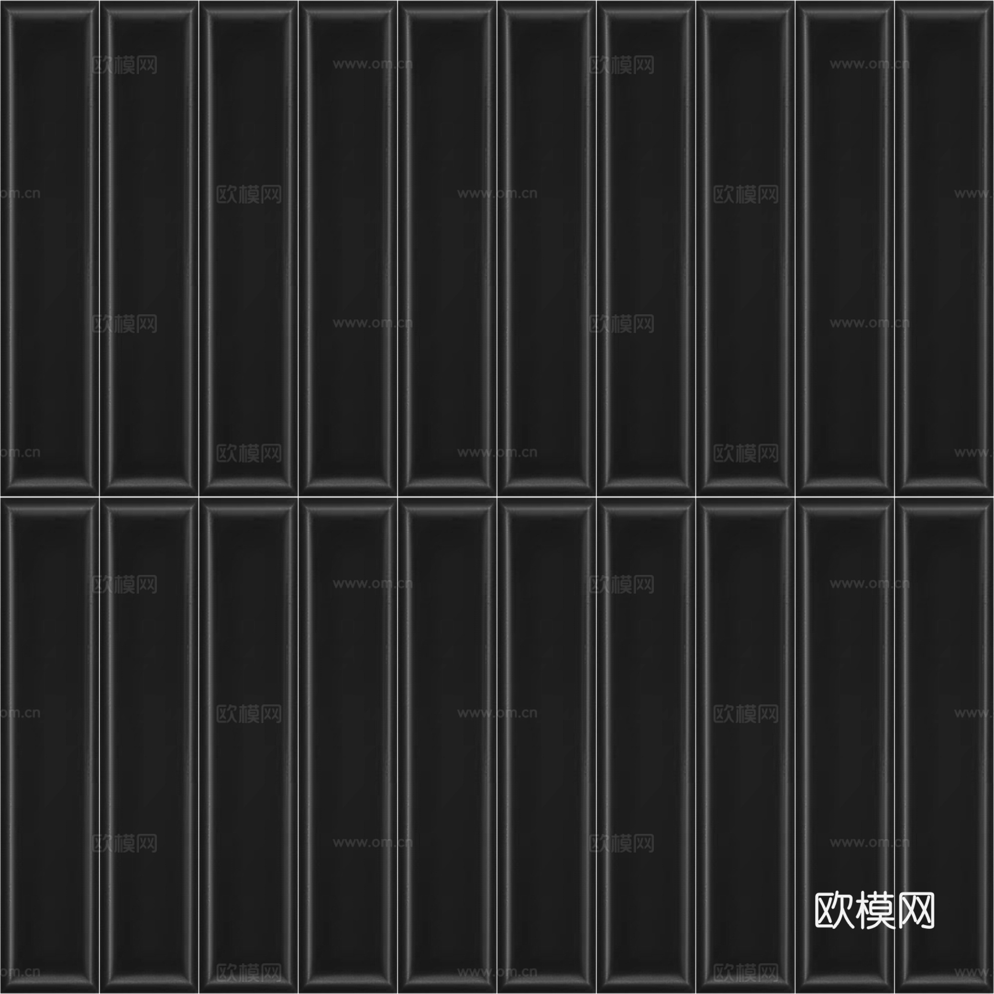 黑色长条瓷砖贴图