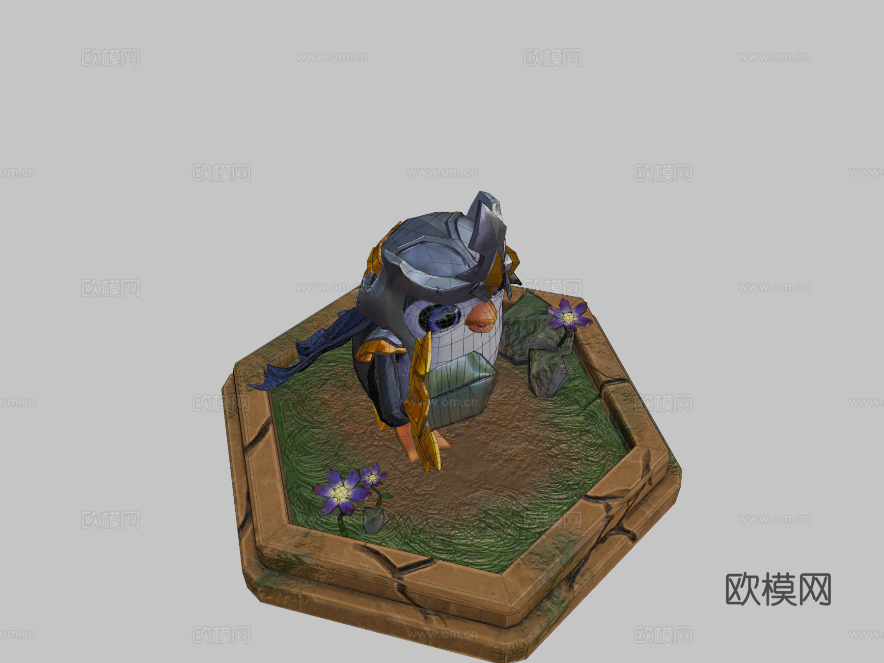 企鹅[3D模型]-英雄联盟粉丝艺术3d模型