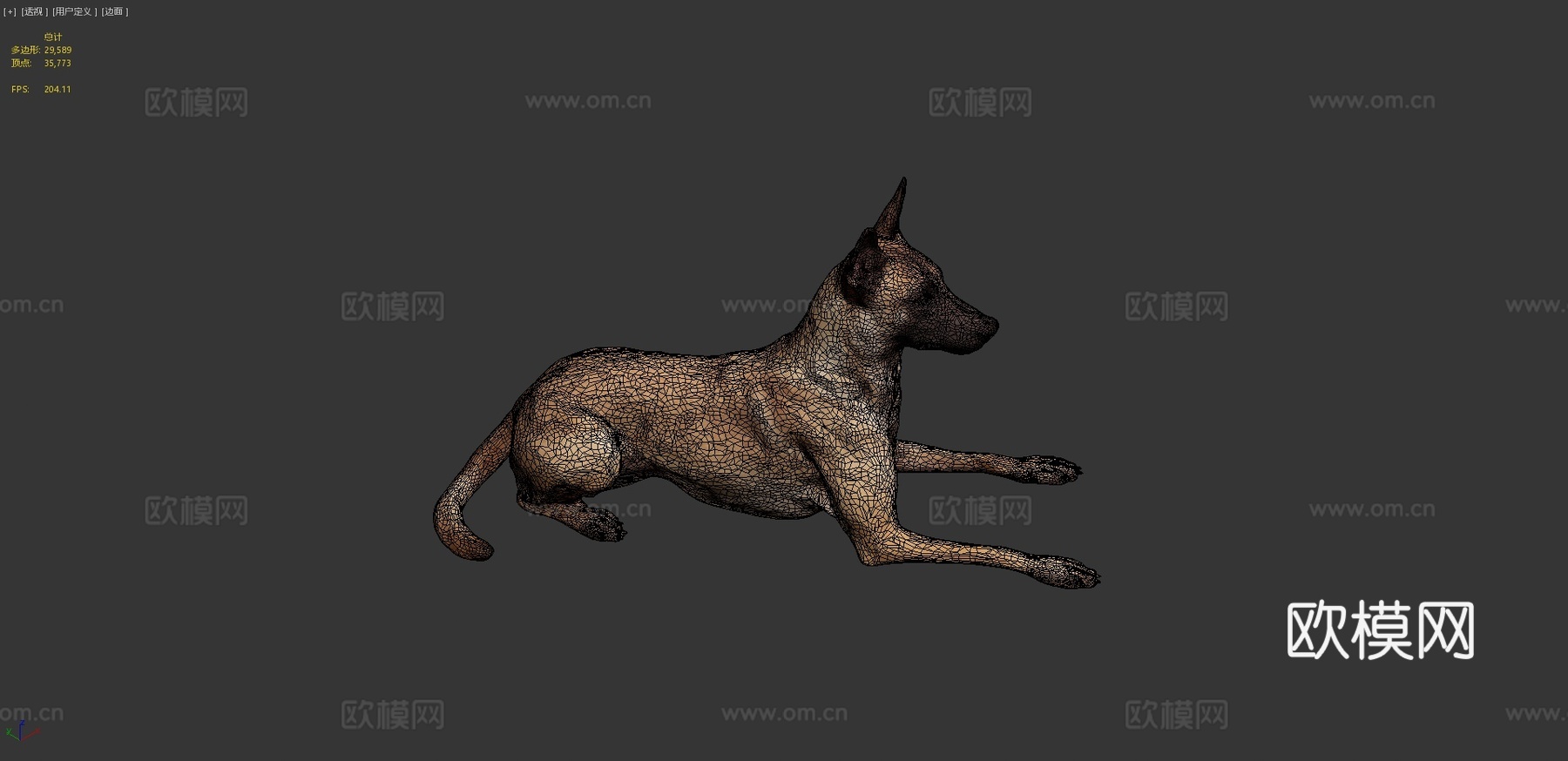 D模型K-9犬3d模型