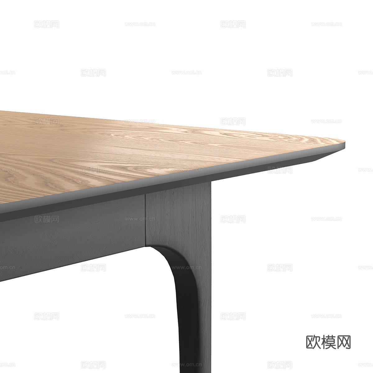 现代意式极简餐桌3d模型