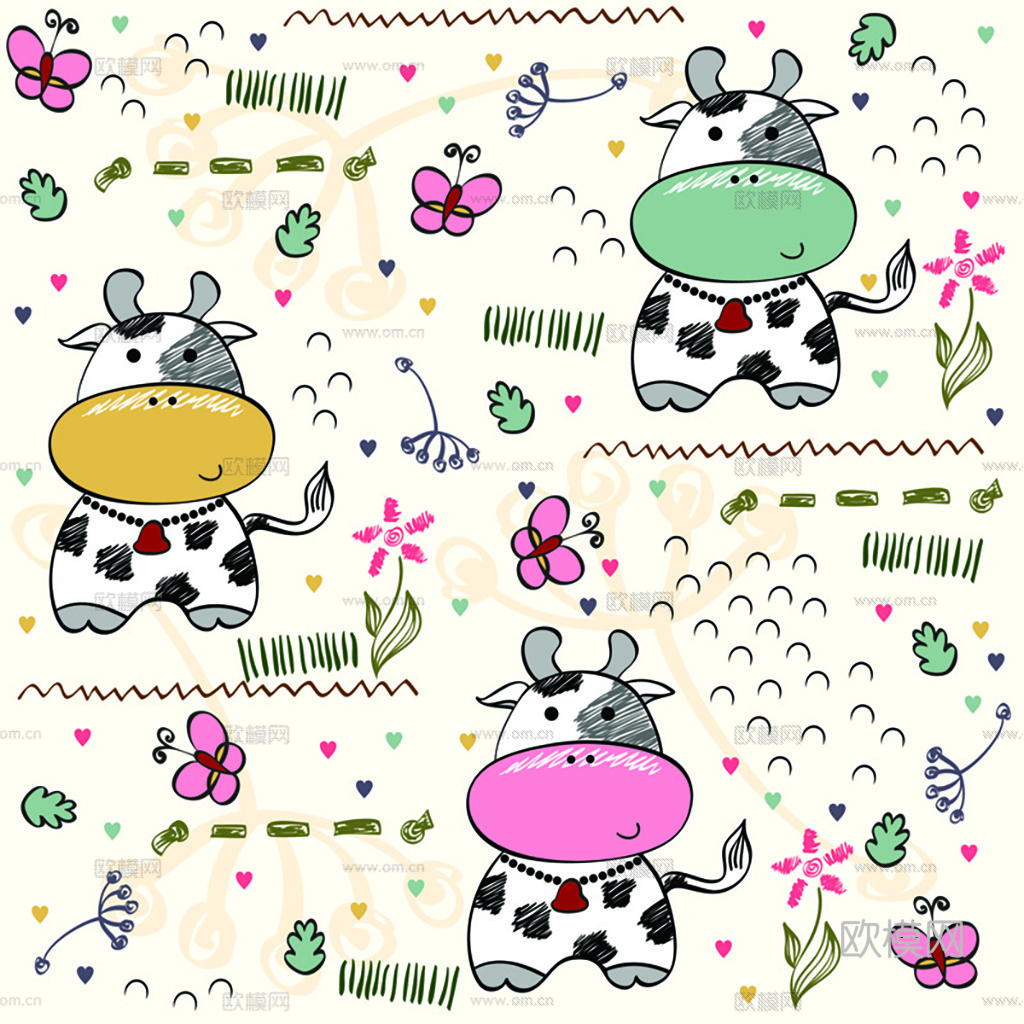 现代 简约 儿童 可爱壁纸 墙布下载