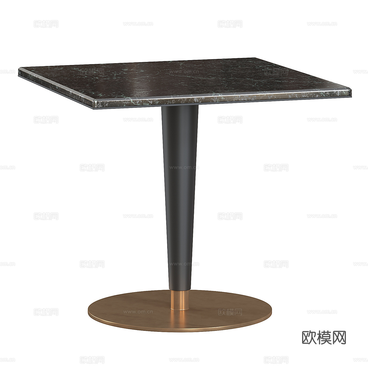 现代意式轻奢大理石茶几3d模型