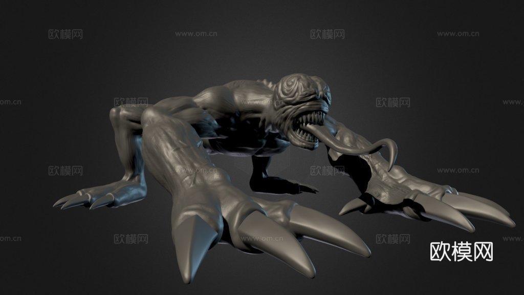 舔食者 生化危机3d模型
