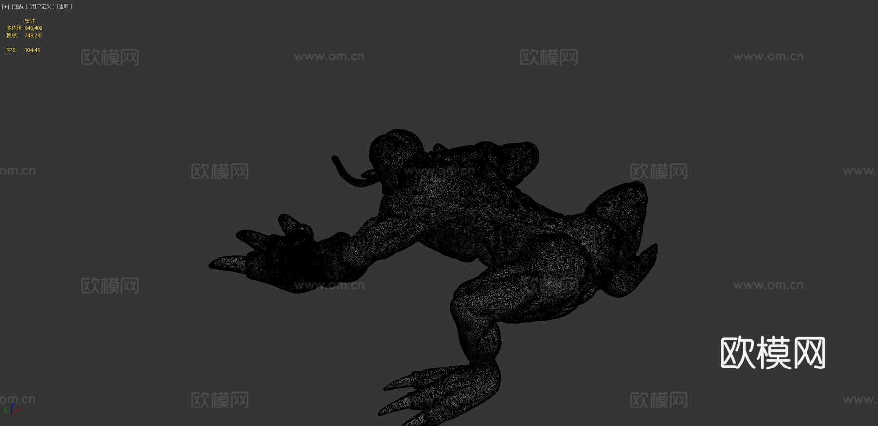 舔食者 生化危机3d模型
