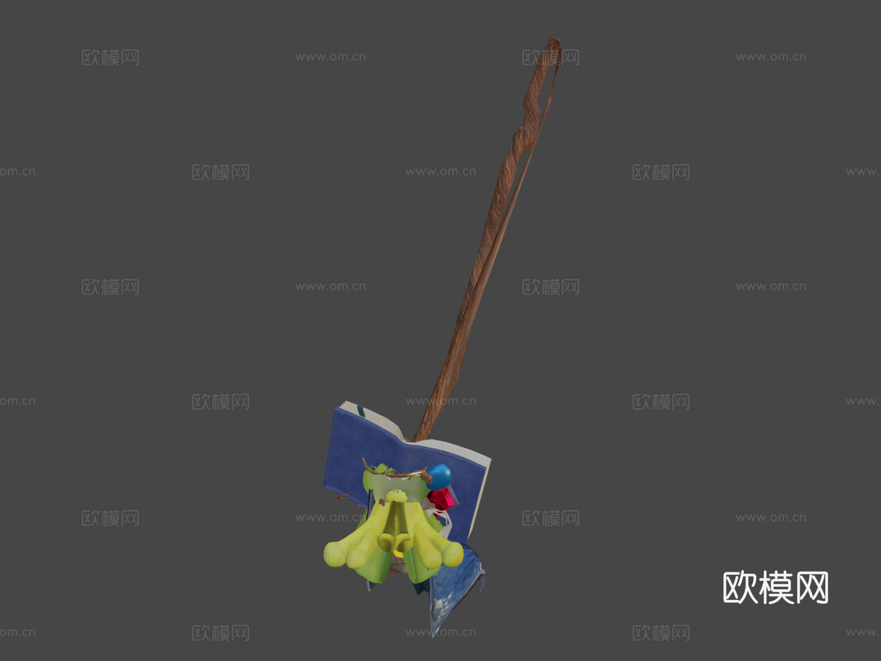 魔法青蛙3d模型