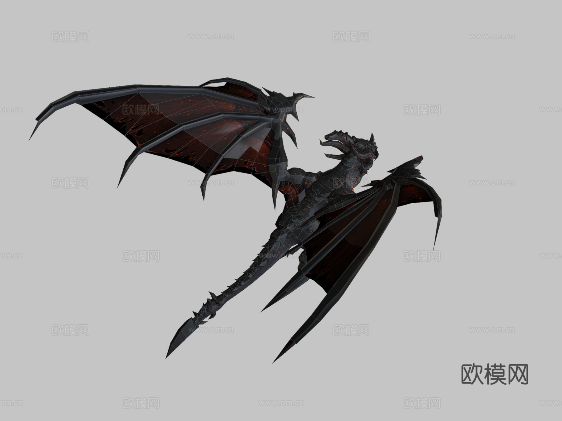 死亡之翼魔兽世界3d模型