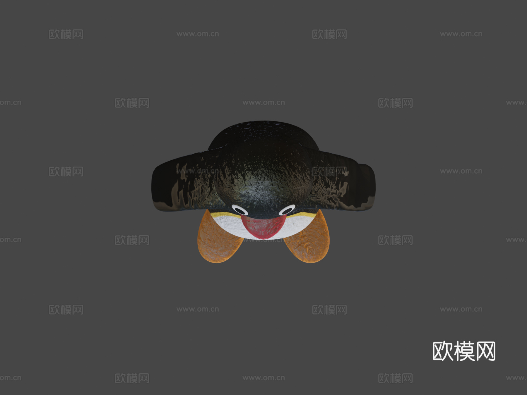 企鹅3d模型