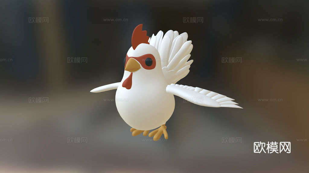 邦基小鸡3d模型