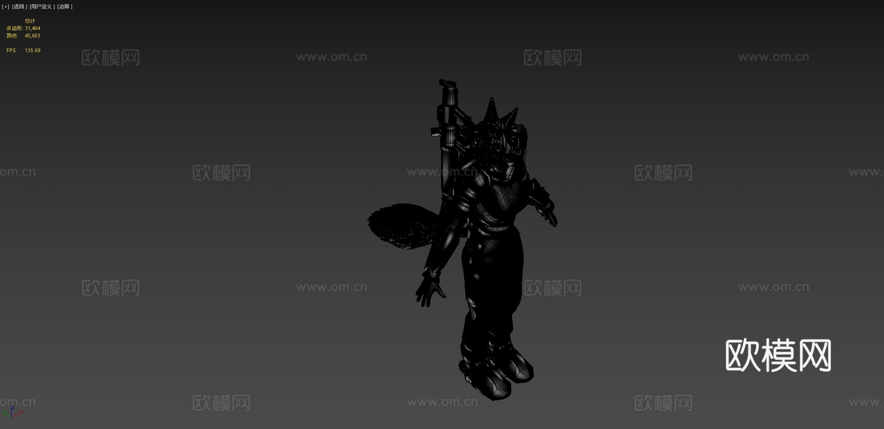 战争机器制作的燕西瓦夫3d模型
