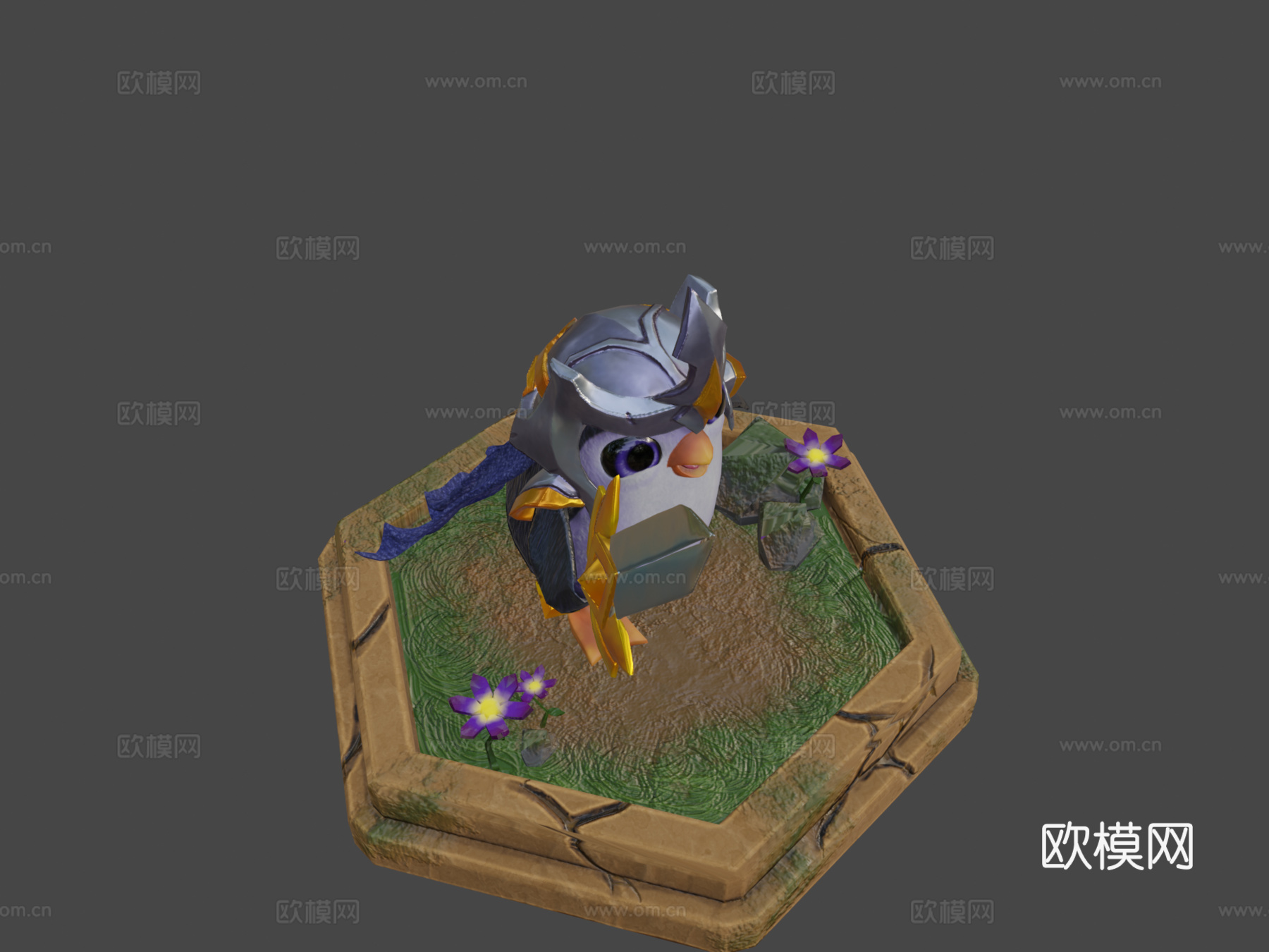 企鹅[3D模型]-英雄联盟粉丝艺术3d模型