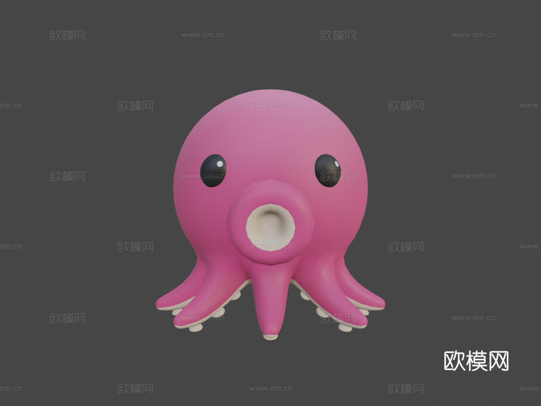 章鱼3d模型