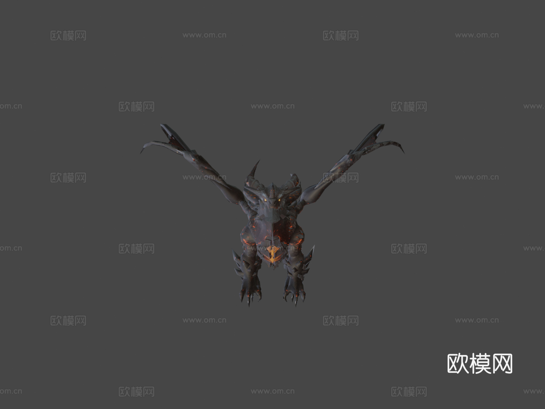 死亡之翼魔兽世界3d模型