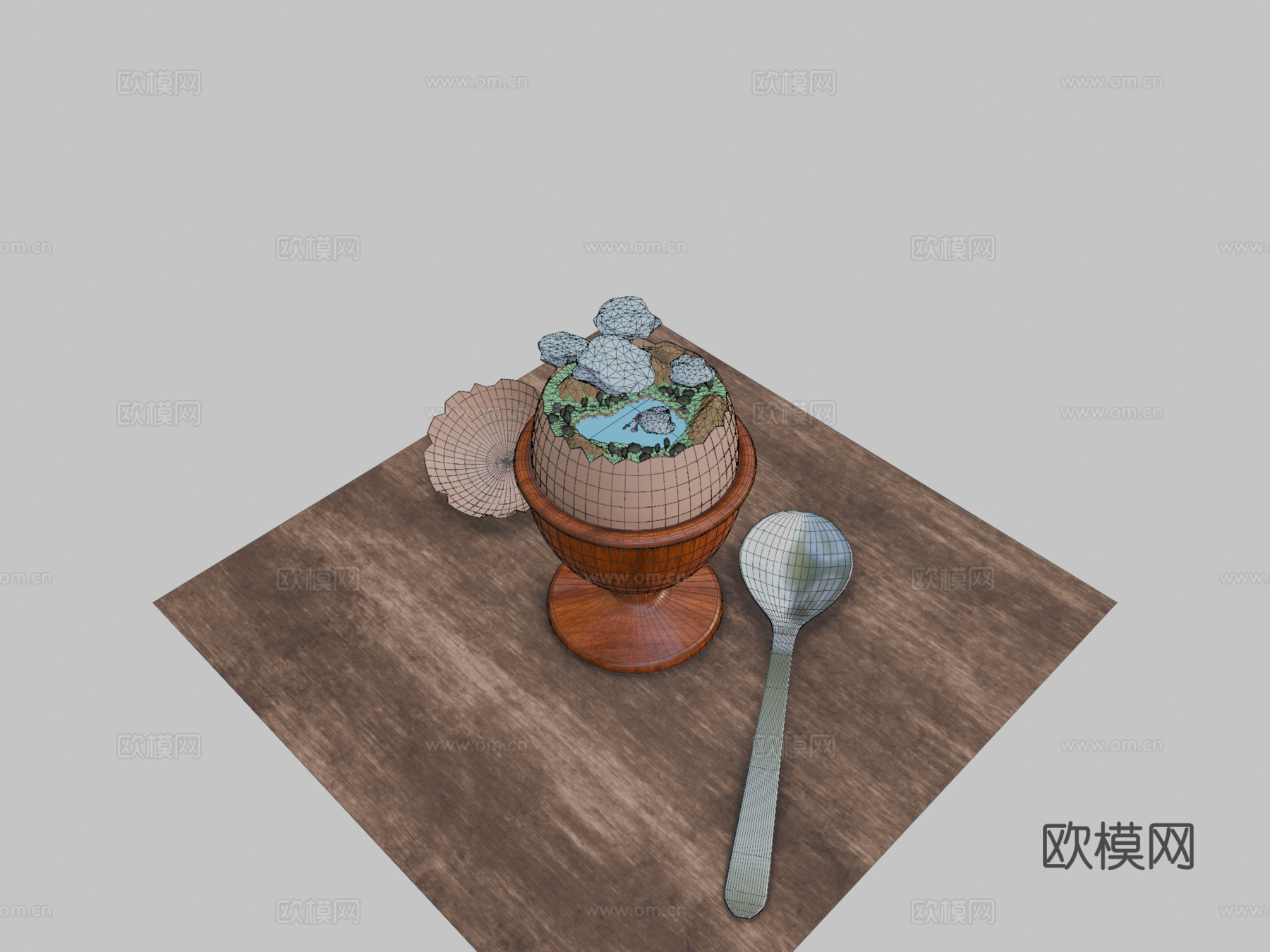 吃个蛋，发现新世界3d模型