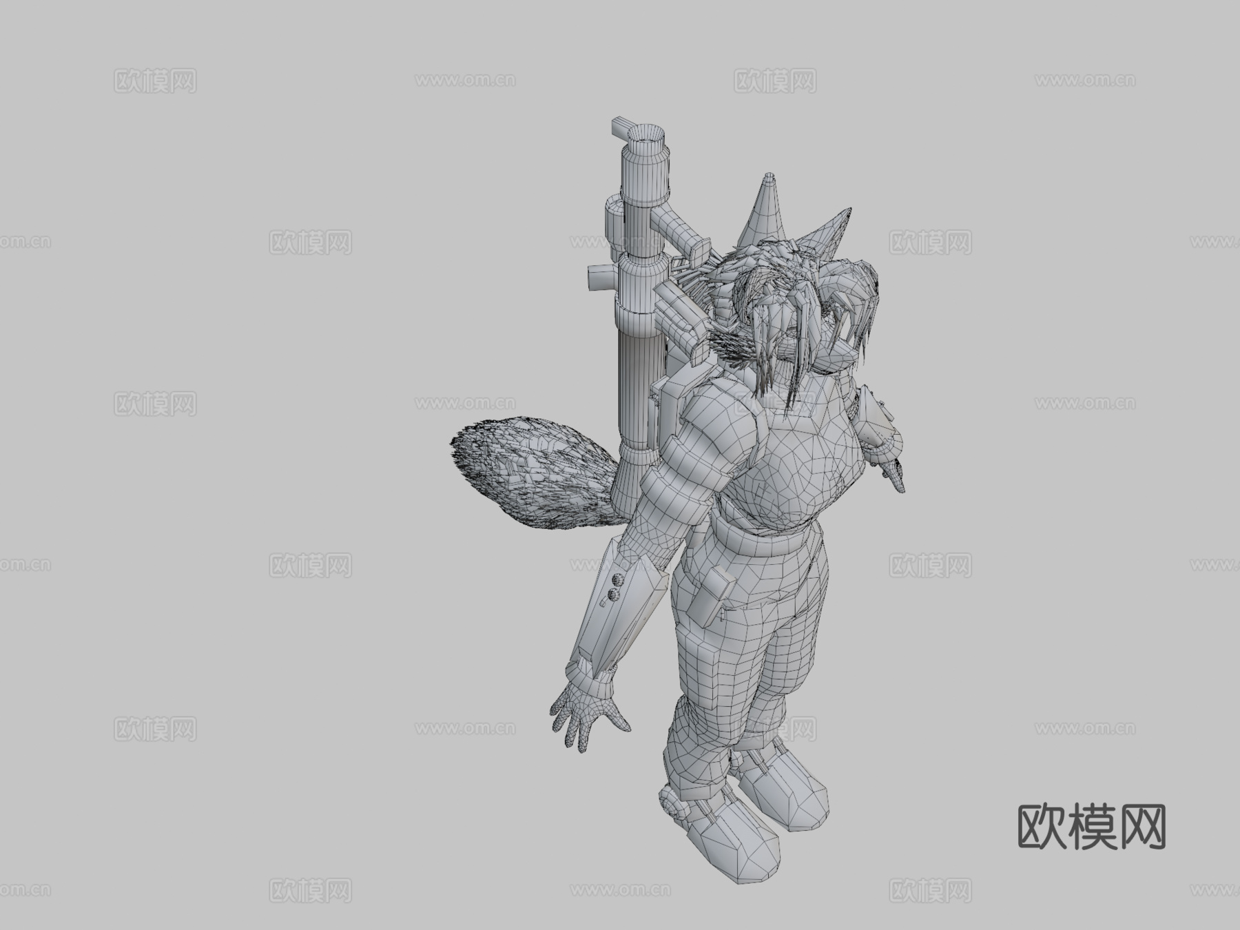 战争机器制作的燕西瓦夫3d模型