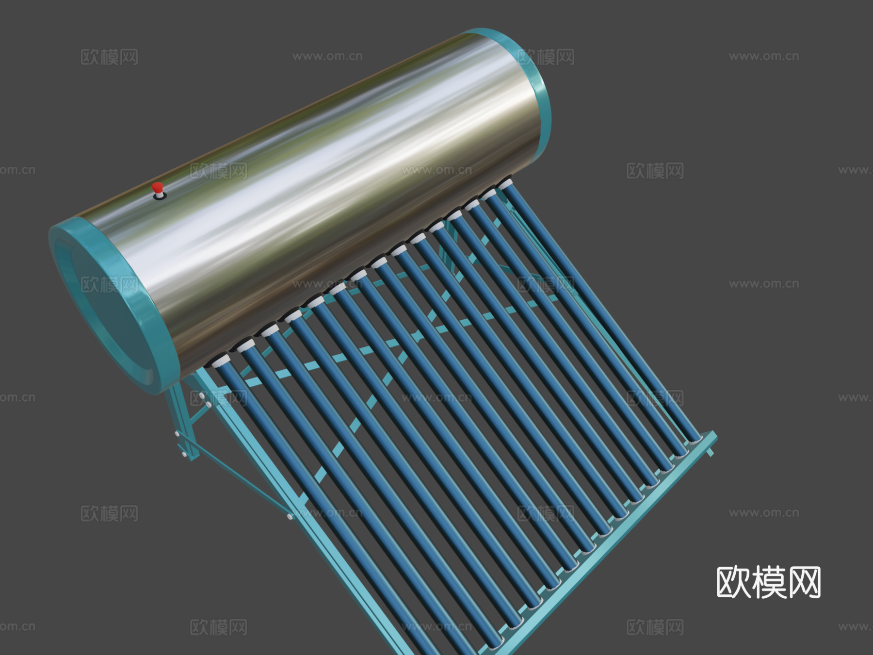 太阳能热水器-阿尼尔3d模型
