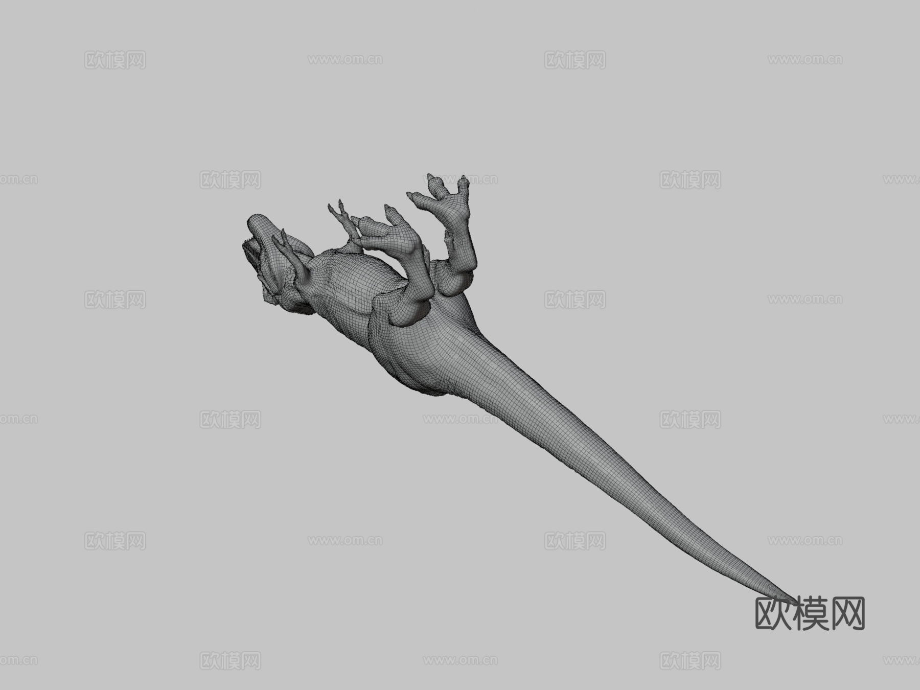 暴龙3d模型