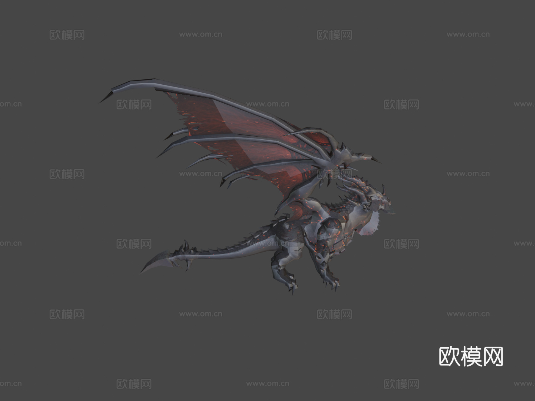 死亡之翼魔兽世界3d模型