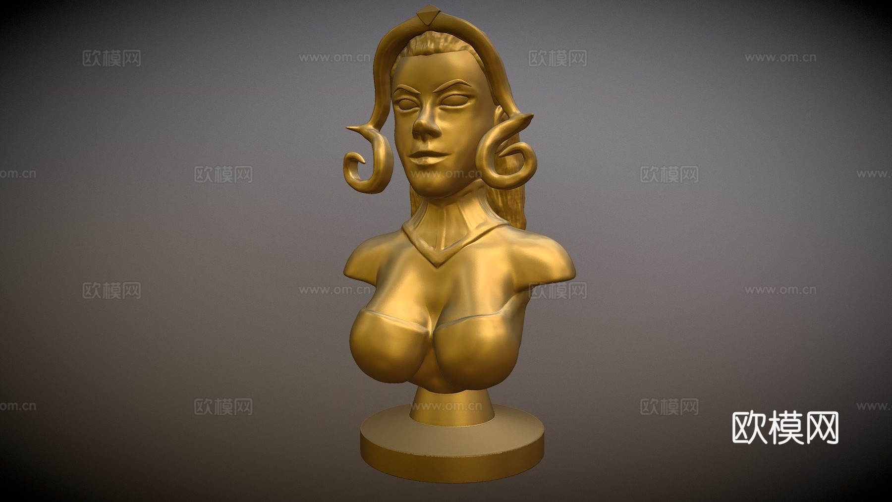死亡威严莉莲娜-万智牌同人画3d模型