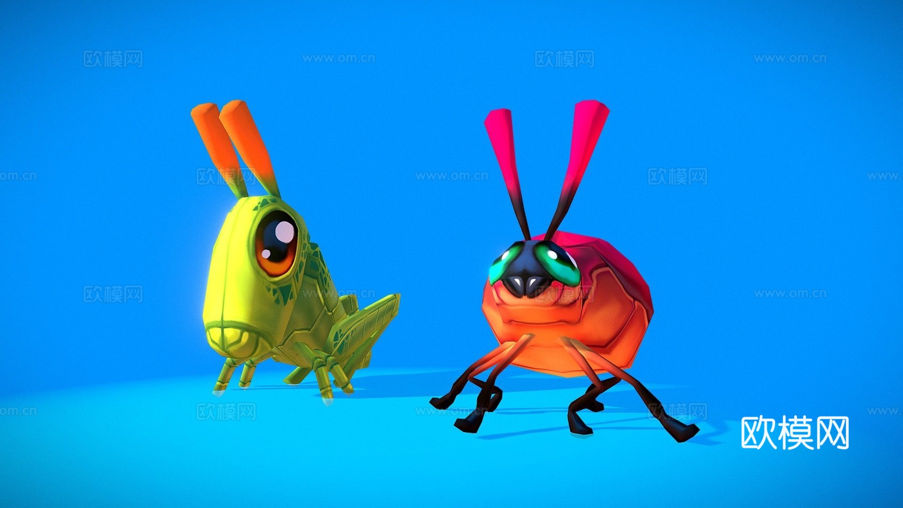 小昆虫-强莓游戏3d模型