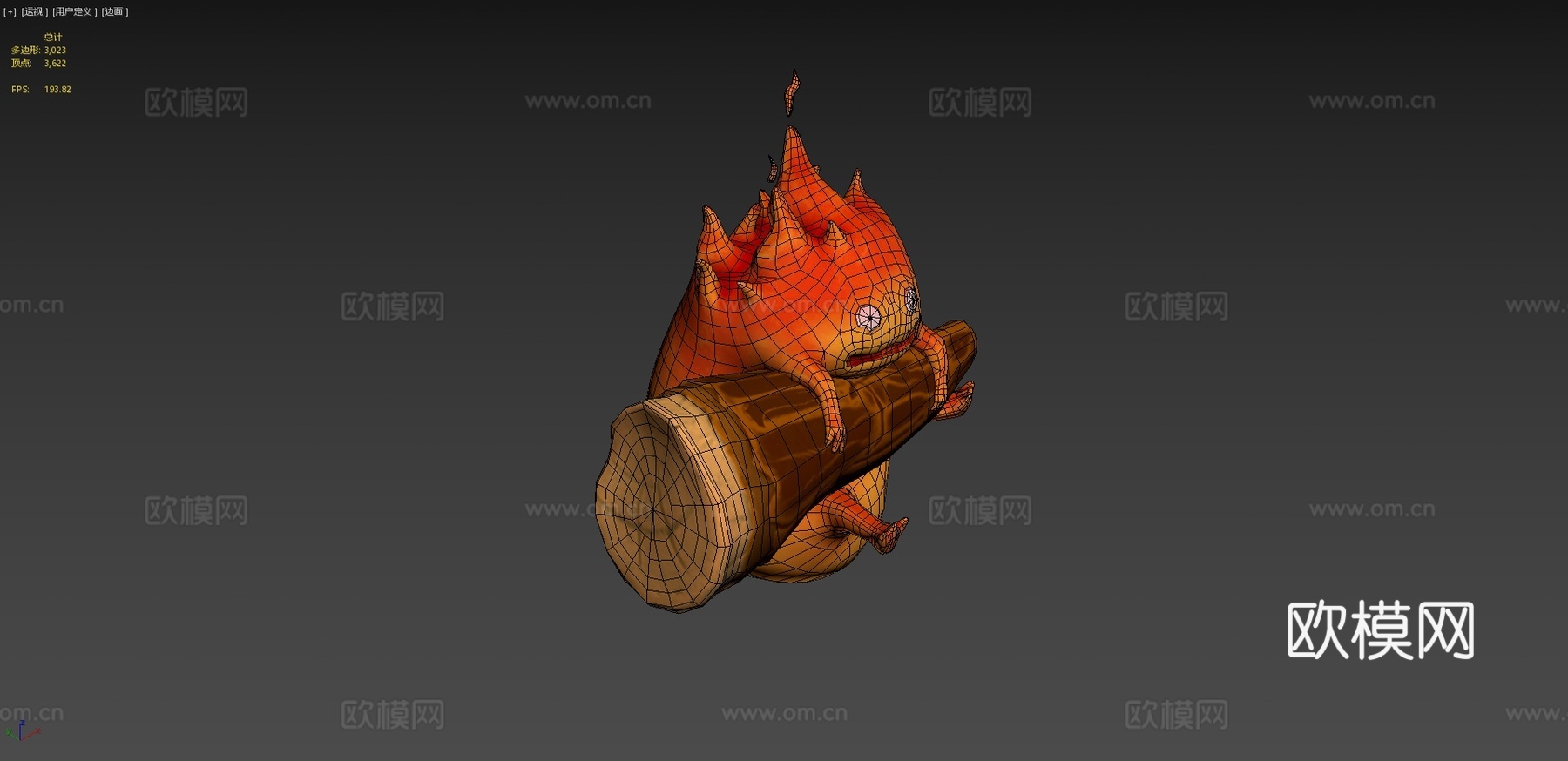 卡西法-吉卜力工作室3d模型